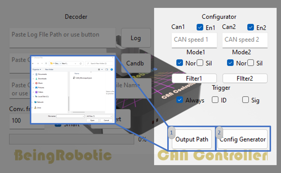 Save configuration
